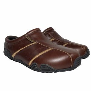 BITE Ramble On Men’s Comfort Clogs Mules Brown Leather US 7 EUR 39
